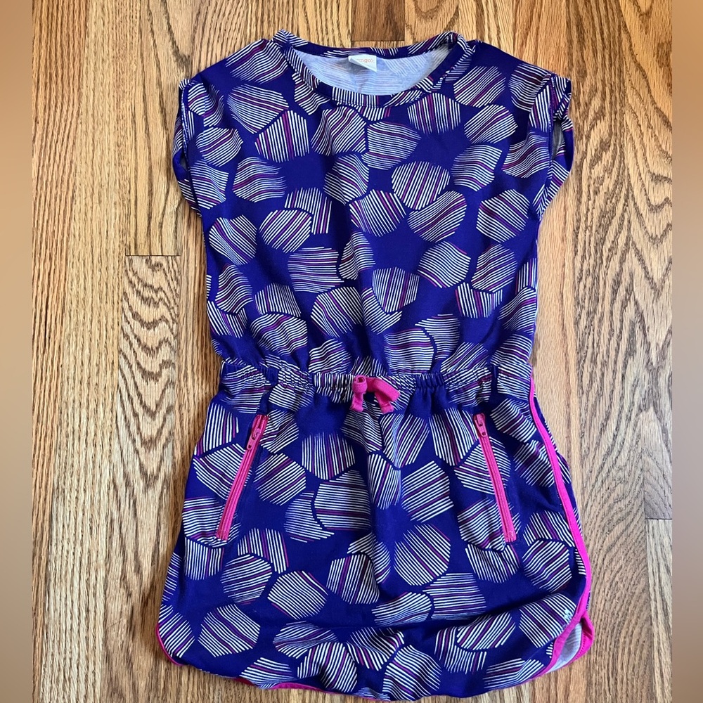 Gymgo Purple and Pink Patterned Dress Sz 5/6